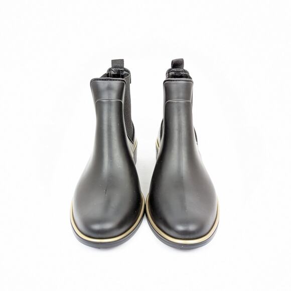 Kate Spade Black Solstice Rain Bootie Size 6 - Picture 3 of 11